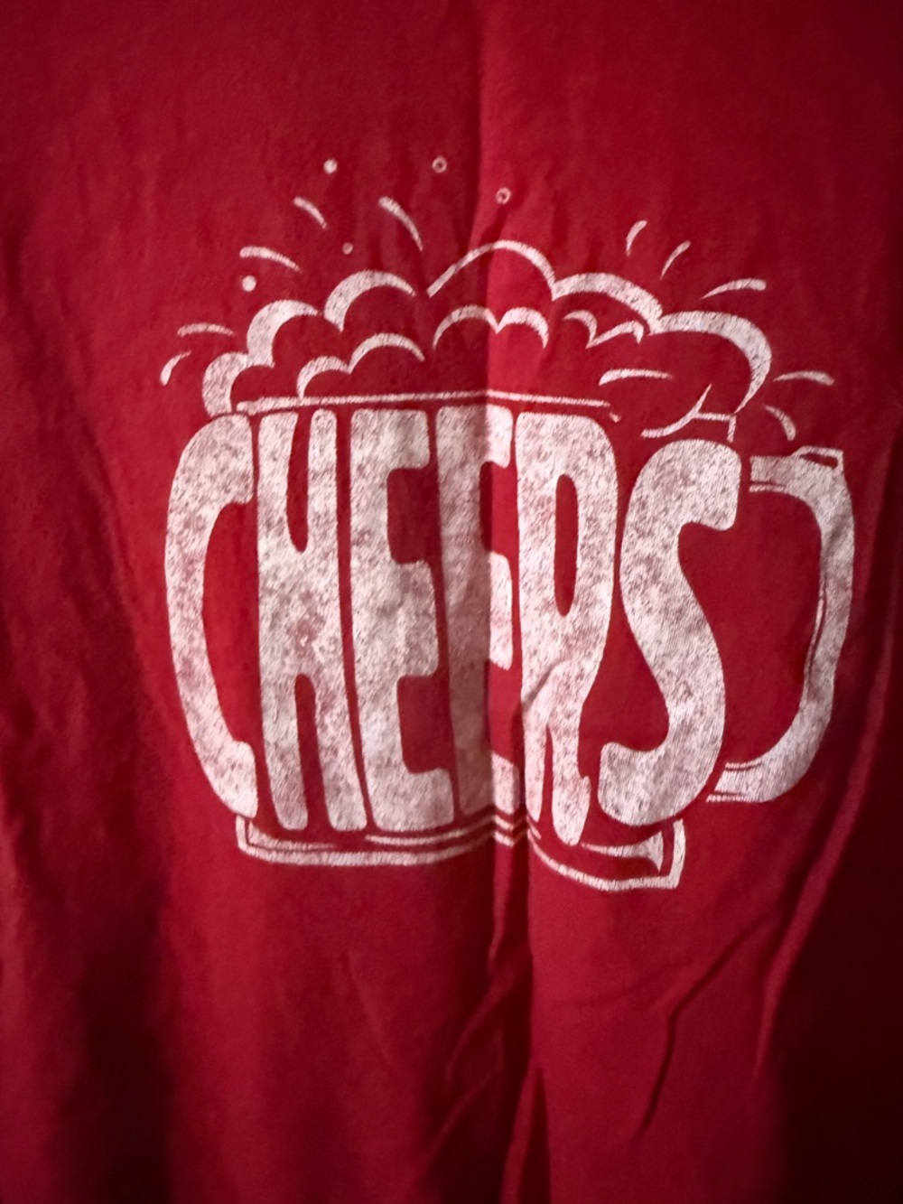 GAP Red Shirt with White Cheers